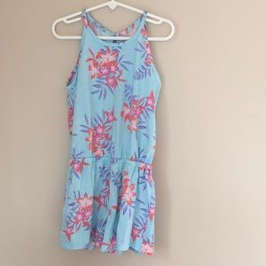 Girl’s PLACE tropical print romper